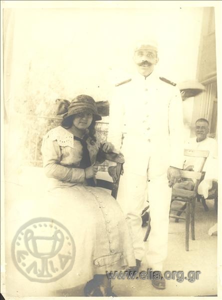 Vas. Kourousopoulos with a young relative (?)