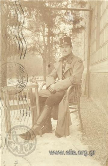 Portrait of an Austrian soldier.