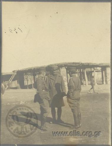 Group portrait of officers.