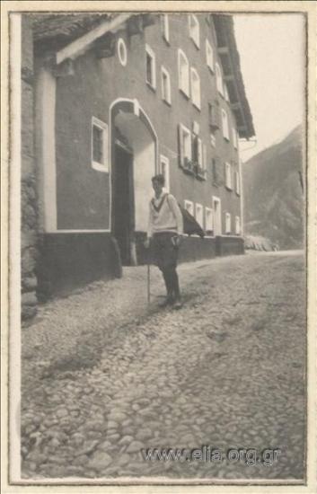 Portrait of Nikolas Kalas (1907-1988)  abroad.