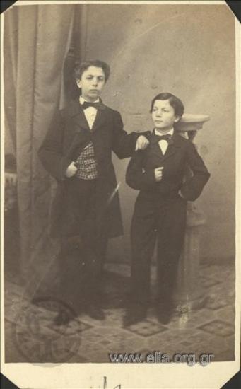 Σπυρίδων Στεφάνου Ευκλείδης (1848-1924) και Ιωάννης Στεφάνου Ευκλείδης (1850-1920).