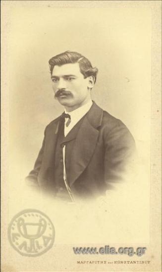 Πορτραίτο μυστακοφόρου νέου άνδρα.