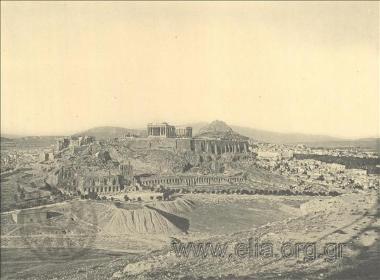 Acropolis, view from Pnyka.
