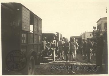 Greek  occupation of Smyrna. Arrival of wounded