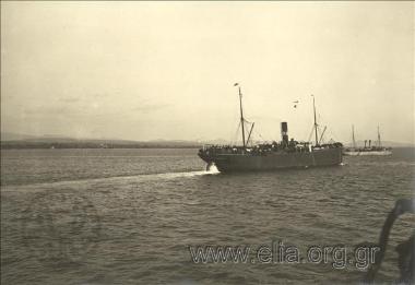 15 Νοεμβρίου. Παραπομπή του βουλγαρικού στρατού από τη Θεσσαλονίκη στην Αλεξανδρούπολη. Το ατμόπλοιο 