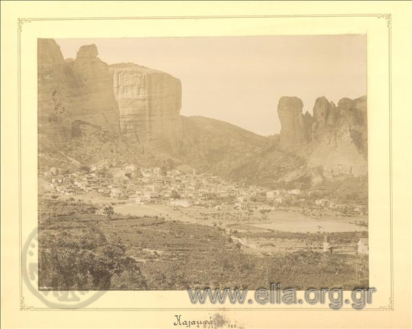 General view of the city and the Meteora