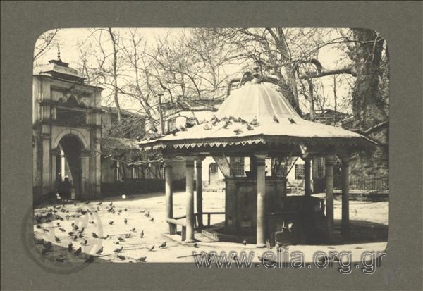 The fountain of the funerary monument of Sultan Eyip