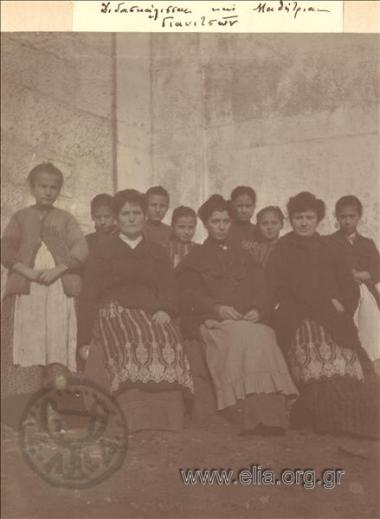 Women teachers and schoolgirls