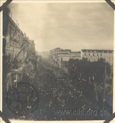 The return of King Konstantinos II to the throne