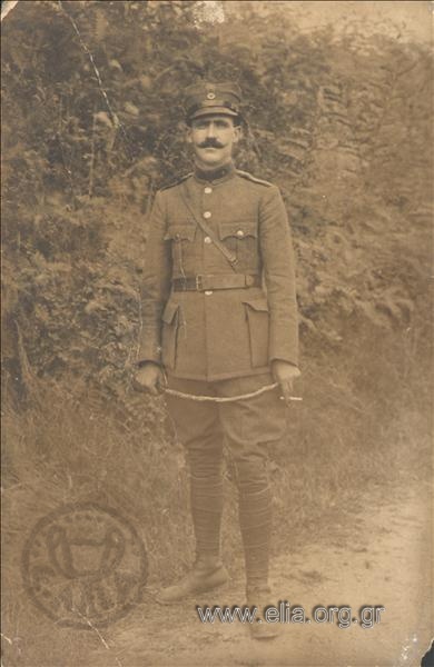 The portrait second lieutenant of the ground forces, Sotiris Rontiris.