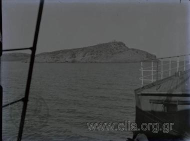 Excursion of the Travel Club to Mt. Athos 28/6-2/7. Sounio from the ship