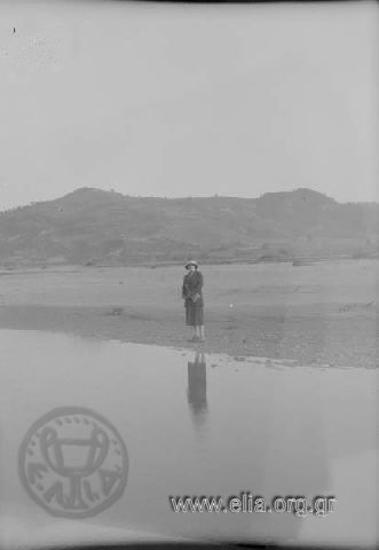 Iris Miliaraki at the Kaiafa lake