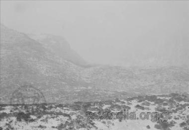 Εκδρομή της Ελληνικής Περιηγητικής Λέσχης στη Μονή Κοιμήσεως Θεοτόκου Ιερουσαλήμ. Χιονοθύελλα στον Παρανασσό.