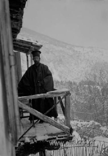 Εκδρομή της Ελληνικής Περιηγητικής Λέσχης στη Μονή Κοιμήσεως Θεοτόκου Ιερουσαλήμ. Μοναχός.