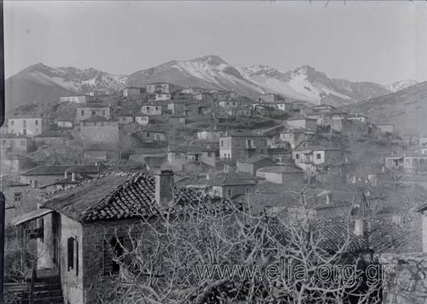 Άποψη του χωριού Μενδενίτσα στο Καλλίδρομο.
