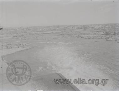 Καταρράκτης στο Νείλο, κοντά στο μικρό φράγμα του Ασσουάν.