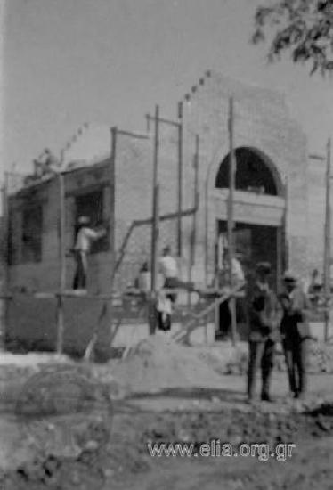 Πρώτη Διεθνής Έκθεσις Θεσσαλονίκης: κατασκευή περιπτέρου εταιριών 