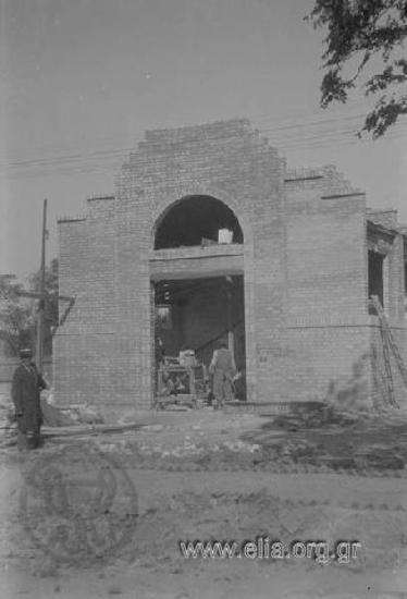 Πρώτη Διεθνής Έκθεσις Θεσσαλονίκης: κατασκευή περιπτέρου εταιριών 