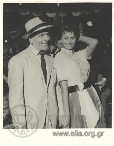 Αλέξης Μινωτής, Sophia Loren.
