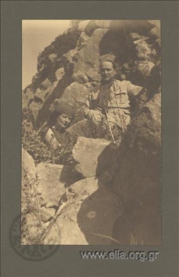 The Sikelianos couple in Faidriades.