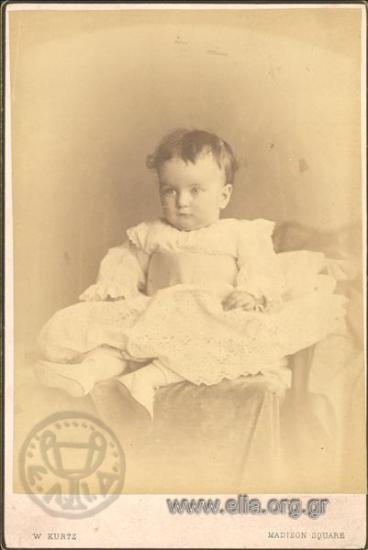 Eva Palmer as a baby
