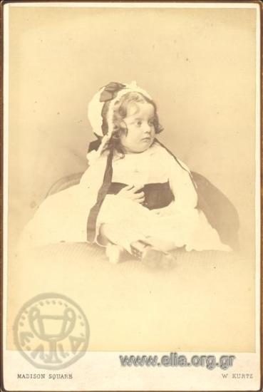 Eva Palmer at the age of two