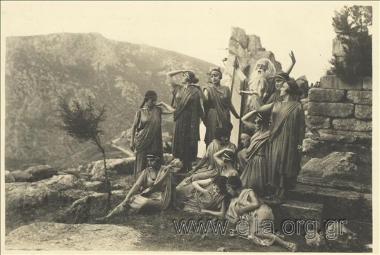 Poseidon with Oceanides, Delphian Festival 1930.