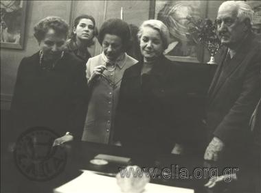 Η Άννα Σικελιανού σε εκδήλωση του Κολεγίου Αθηνών για το Μουσείο Σικελιανού.