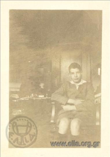 Stefanos G. Streit inside a house.