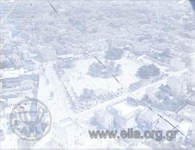 Patras aerial photograph taken from a plane of the Akropoli newspaper