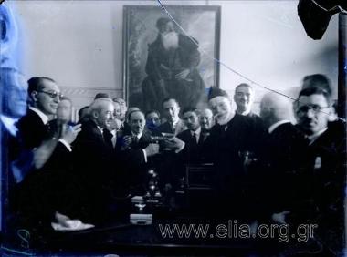 Signing of the Greek -Turkish Friendship treaty between Eleftherios Venizelos and Ismet Inonou.