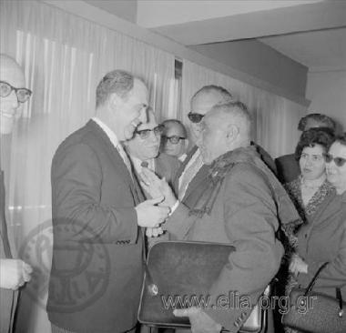 Παραλαβή του υπουργείου Συντονισμού από τον Ανδρέα Παπανδρέου.