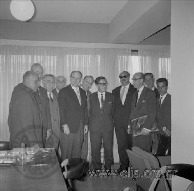 Παραλαβή του υπουργείου Συντονισμού από τον Ανδρέα Παπανδρέου.