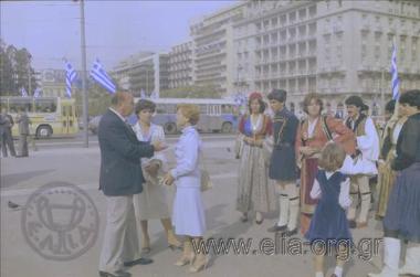 28η Οκτωβρίου, κατάθεση στεφάνων.