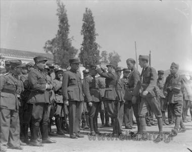 Goudi coup, depositions.