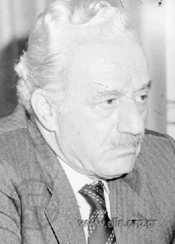 KKE  (Greek  Communist Party) Secretary General Charilaos Florakis