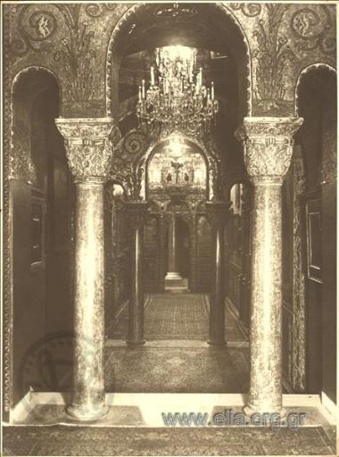 Εσωτερική άποψη του μουσείου του Διονυσίου Λοβέρδου.