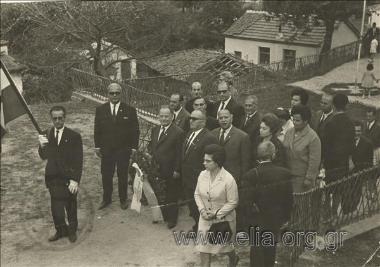 Wreath laying by the reservists of the war in Albania.