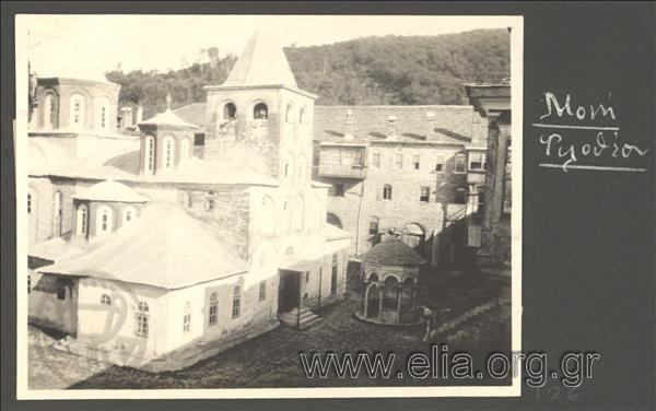 Monastery of Filotheou. Journey to Mount Athos