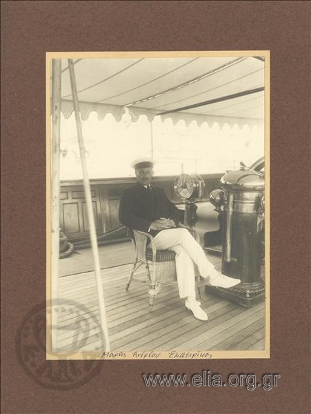 Maris Andreou Empeirikos, aboard a ship