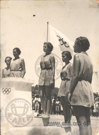 Αφή Ολυμπιακής φλόγας.