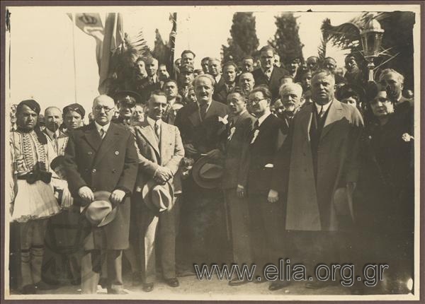 K. Kotzias at a celebration of the National Parents' Association at Prophet Elias in the Peloponnese