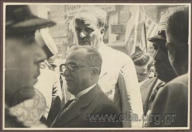 K. Kotzias at the inauguration of public works in Piraeus