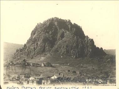 Black Rock and view of the settlement