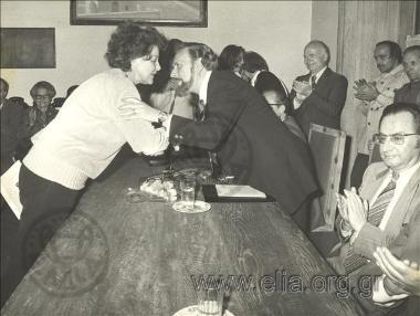 Honorary event for Yiannis Ritsos by the Municipality of Athens.