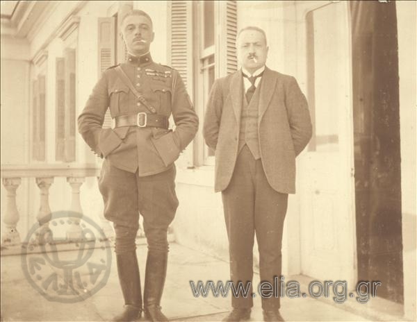 Greek  Lieutenant-Coloner next to the Magnesia Prefect. Asia Minor Campaign