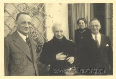 Antonis Fokas with his parents