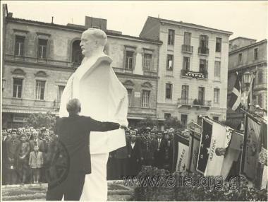 Unveiling of the bust of Kostas Kotzias at the like-named square