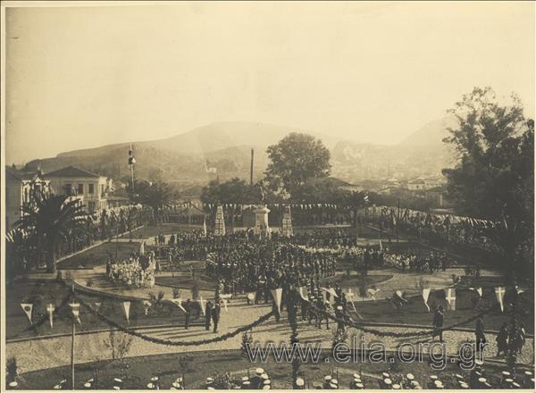 National holiday celebration at Theodoros Kolokotronis Square