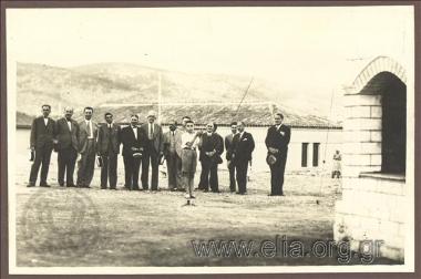 Mayor of Athens Kostas Kotzias and other mayors on a visit to chldren's summer camps